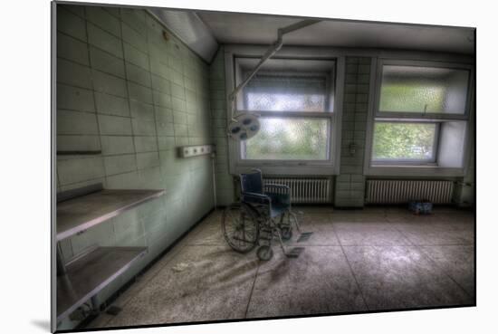 Wheelchair in Empty Room-Nathan Wright-Mounted Photographic Print