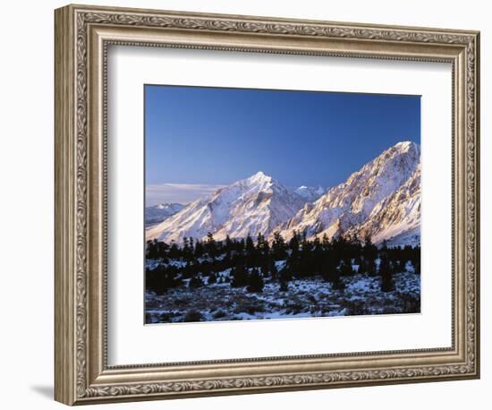 Wheeler Crest and Mt. Tom with View of Sierra Range Near Bishop, California, USA-Adam Jones-Framed Photographic Print