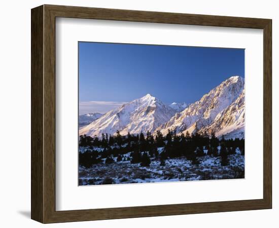 Wheeler Crest and Mt. Tom with View of Sierra Range Near Bishop, California, USA-Adam Jones-Framed Photographic Print