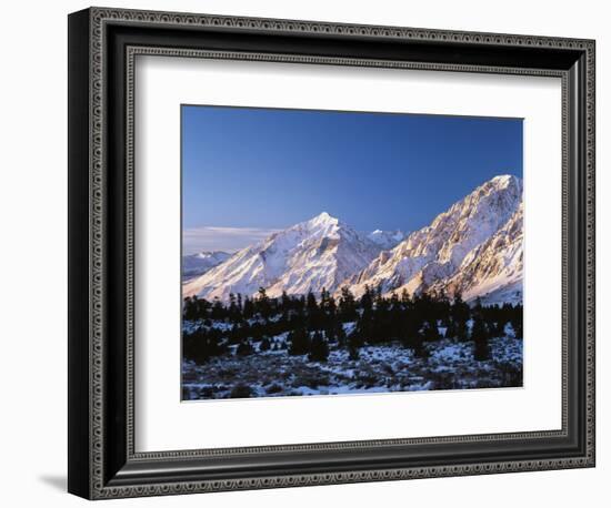 Wheeler Crest and Mt. Tom with View of Sierra Range Near Bishop, California, USA-Adam Jones-Framed Photographic Print