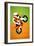 Wheelie 8-bit Video Game Plastic Sign-null-Framed Premium Giclee Print