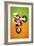 Wheelie 8-bit Video Game-null-Framed Premium Giclee Print