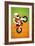 Wheelie 8-bit Video Game-null-Framed Premium Giclee Print