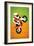 Wheelie 8-bit Video Game-null-Framed Premium Giclee Print