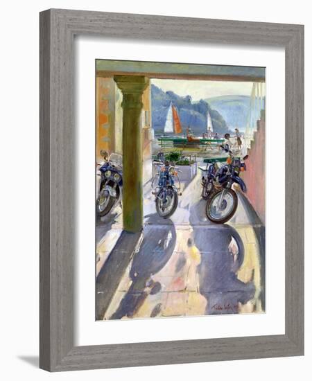 Wheels and Sails, 1991-Timothy Easton-Framed Giclee Print