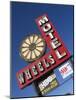 Wheels Motel Sign, Greybull, Wyoming, USA-Nancy & Steve Ross-Mounted Photographic Print