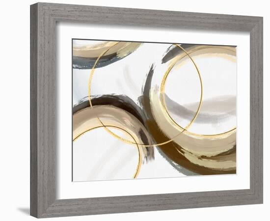 Wheels Turning 3-Doris Charest-Framed Art Print