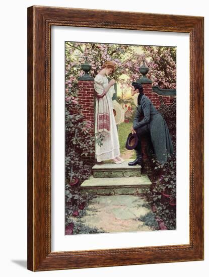 When All the World Seemed Young, Harpers Magazine, 1909-Howard Pyle-Framed Giclee Print