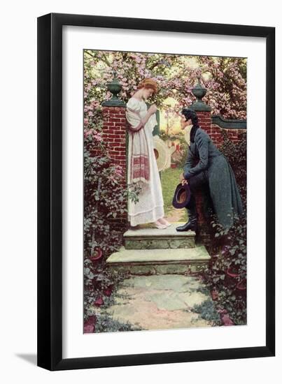 When All the World Seemed Young, Harpers Magazine, 1909-Howard Pyle-Framed Giclee Print