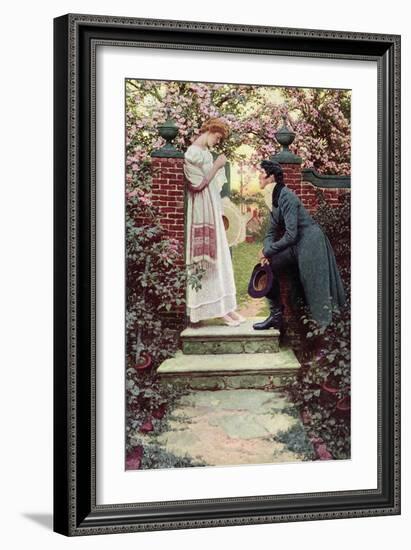 When All the World Seemed Young, Harpers Magazine, 1909-Howard Pyle-Framed Giclee Print