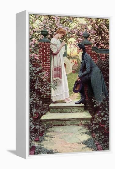 When All the World Seemed Young, Harpers Magazine, 1909-Howard Pyle-Framed Premier Image Canvas