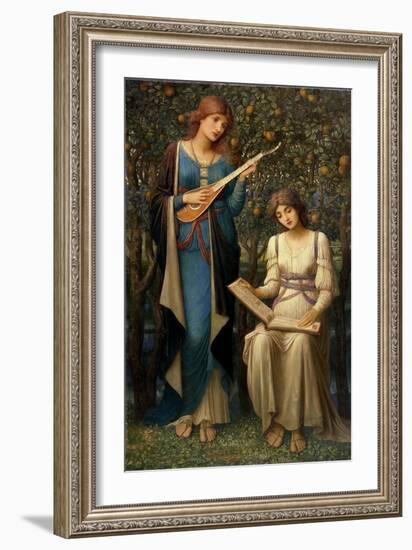 When Apples Were Golden and Songs Were Sweet But Summer Had Passed Away, C.1906-John Melhuish Strudwick-Framed Giclee Print