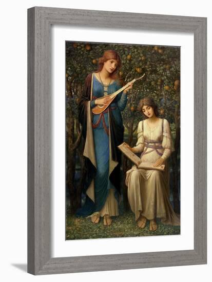 When Apples Were Golden and Songs Were Sweet But Summer Had Passed Away, C.1906-John Melhuish Strudwick-Framed Giclee Print