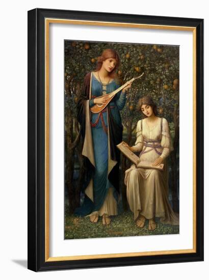 When Apples Were Golden and Songs Were Sweet But Summer Had Passed Away, C.1906-John Melhuish Strudwick-Framed Giclee Print