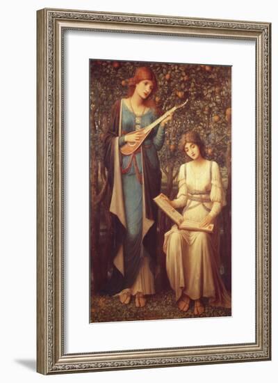 When Apples Were Golden-John Melhuish Strudwick-Framed Art Print