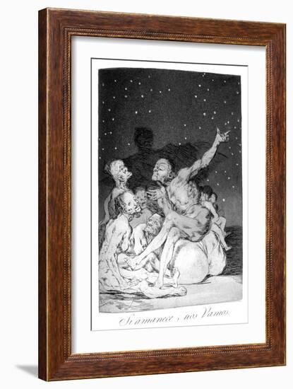 When Day Breaks We Will Be Off!, 1799-Francisco de Goya-Framed Giclee Print