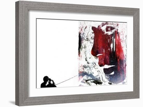 When Girls Telephone Boys-Alex Cherry-Framed Art Print