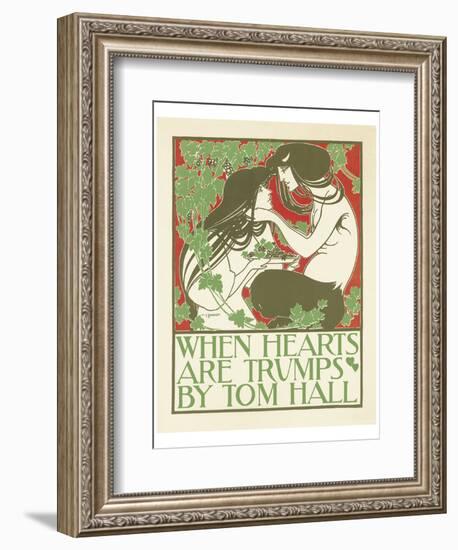 When Hearts Are Trumps By Tom Hall-Will Bradley-Framed Art Print