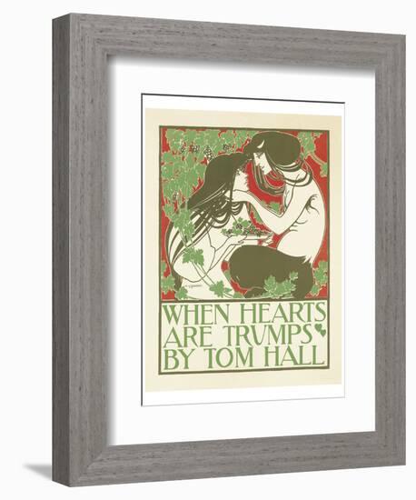 When Hearts Are Trumps By Tom Hall-Will Bradley-Framed Art Print