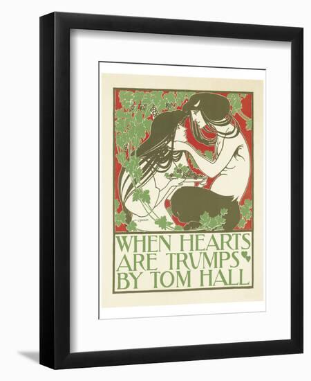 When Hearts Are Trumps By Tom Hall-Will Bradley-Framed Art Print