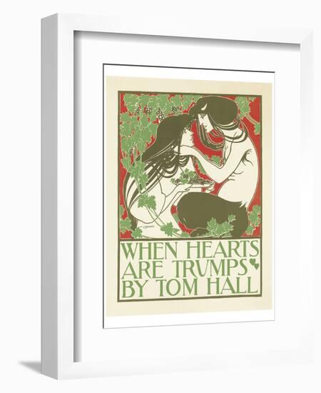 When Hearts Are Trumps By Tom Hall-Will Bradley-Framed Art Print