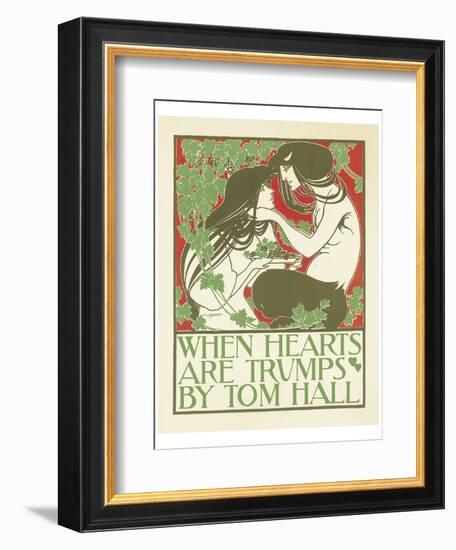 When Hearts Are Trumps By Tom Hall-Will Bradley-Framed Art Print