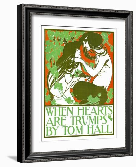 When Hearts Are Trumps By Tom Hall-Will Bradley-Framed Art Print