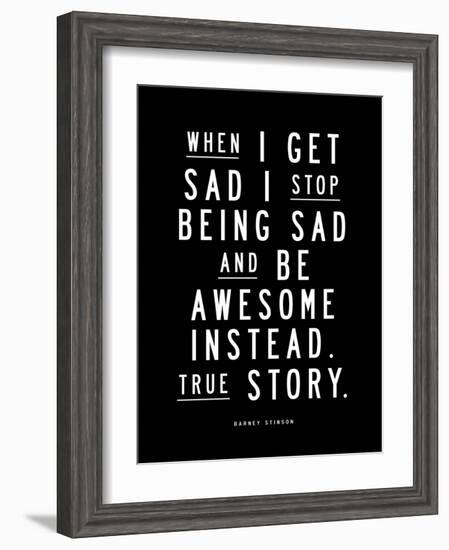 When I Get Sad-Brett Wilson-Framed Art Print