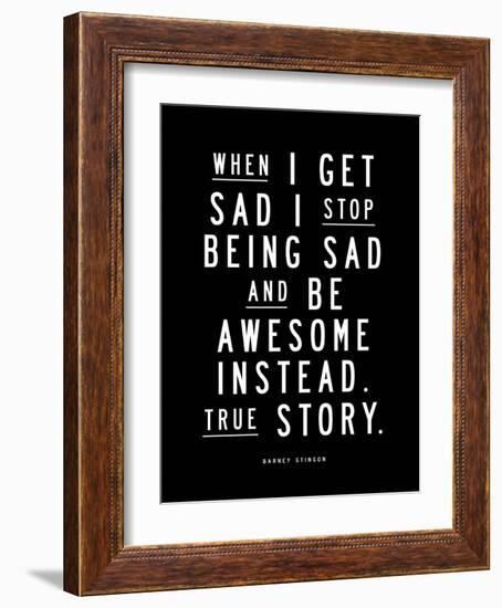 When I Get Sad-Brett Wilson-Framed Art Print