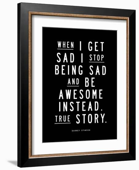 When I Get Sad-Brett Wilson-Framed Art Print