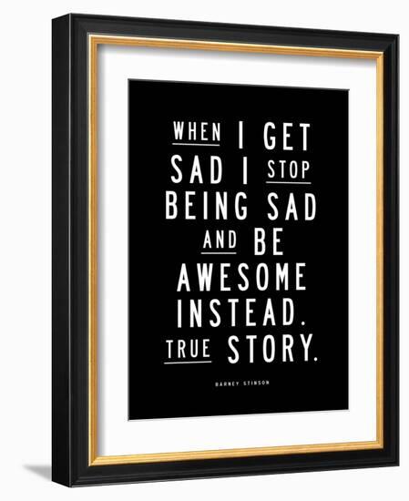 When I Get Sad-Brett Wilson-Framed Art Print