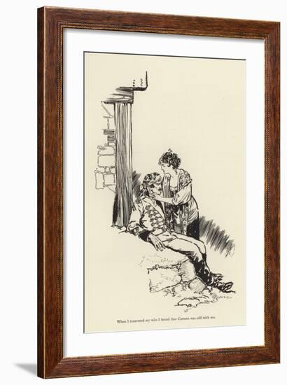 When I Recovered My Wits I Found That Carmen Was Still with Me-René Bull-Framed Giclee Print