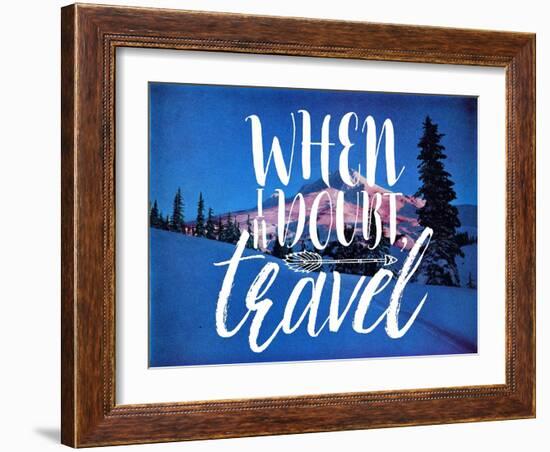 When In Doubt-Travel-The Saturday Evening Post-Framed Giclee Print