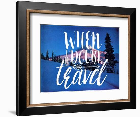 When In Doubt-Travel-The Saturday Evening Post-Framed Premium Giclee Print