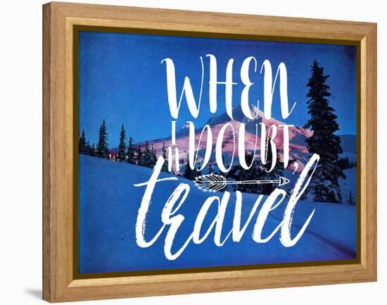 When In Doubt-Travel-The Saturday Evening Post-Framed Premier Image Canvas