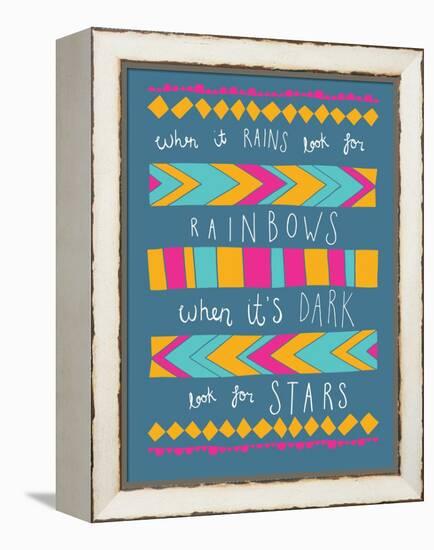 When it Rains-Susan Claire-Framed Stretched Canvas