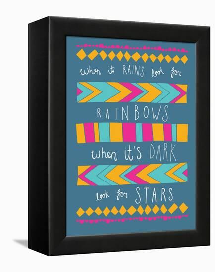 When it Rains-Susan Claire-Framed Stretched Canvas