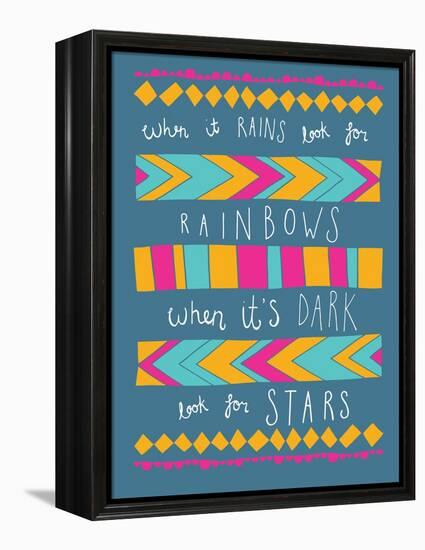 When it Rains-Susan Claire-Framed Stretched Canvas