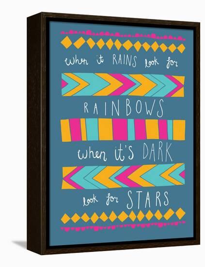 When it Rains-Susan Claire-Framed Stretched Canvas