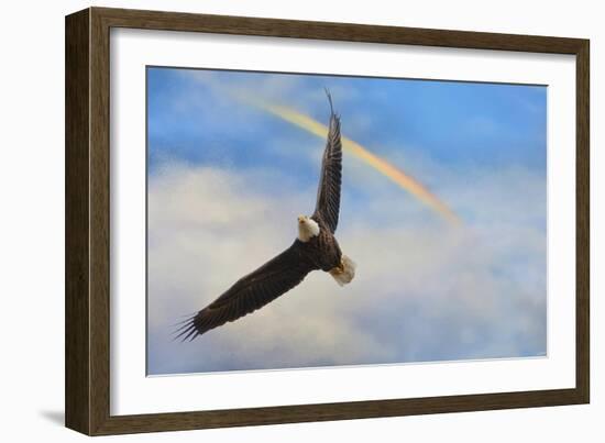 When My Wings Touch the Rainbow-Jai Johnson-Framed Giclee Print