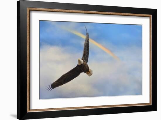 When My Wings Touch the Rainbow-Jai Johnson-Framed Giclee Print