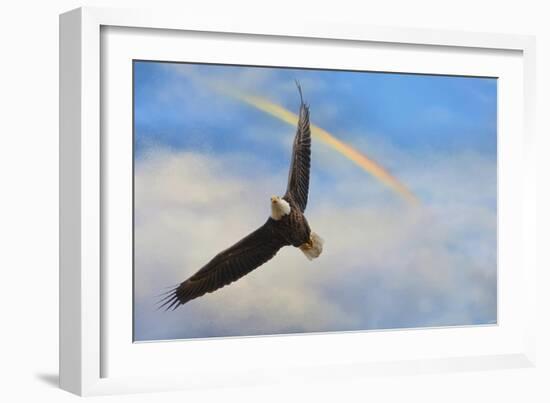 When My Wings Touch the Rainbow-Jai Johnson-Framed Giclee Print