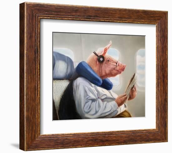 When Pigs Fly No. 2-Lucia Heffernan-Framed Art Print