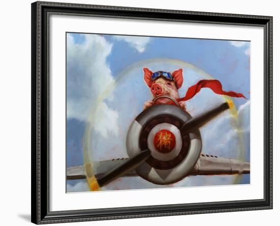 When Pigs Fly-Lucia Heffernan-Framed Art Print