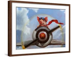 When Pigs Fly-Lucia Heffernan-Framed Art Print