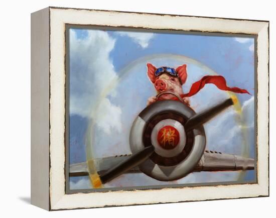 When Pigs Fly-Lucia Heffernan-Framed Stretched Canvas