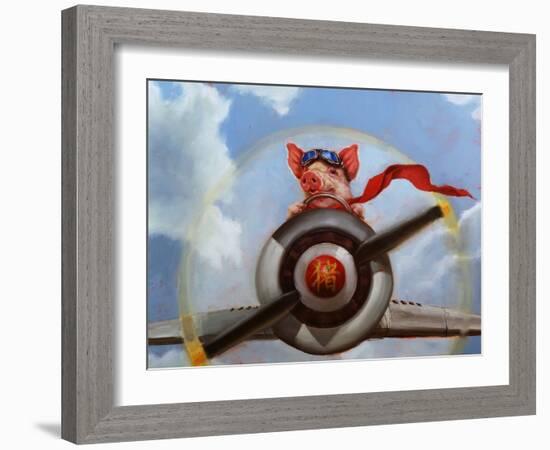 When Pigs Fly-Lucia Heffernan-Framed Art Print