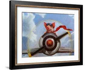 When Pigs Fly-Lucia Heffernan-Framed Art Print