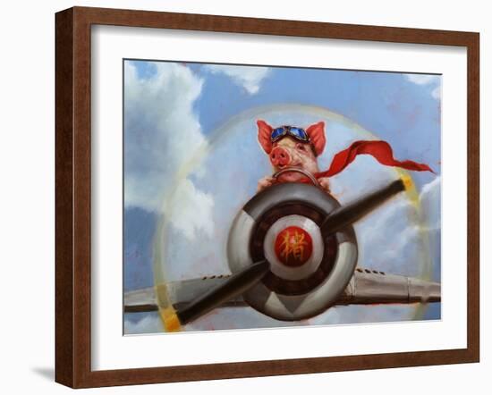 When Pigs Fly-Lucia Heffernan-Framed Art Print