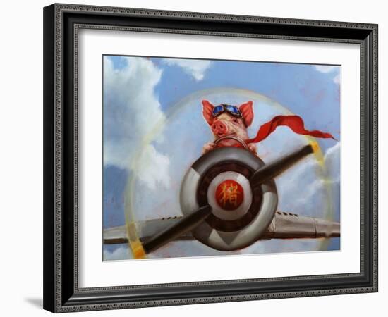 When Pigs Fly-Lucia Heffernan-Framed Art Print